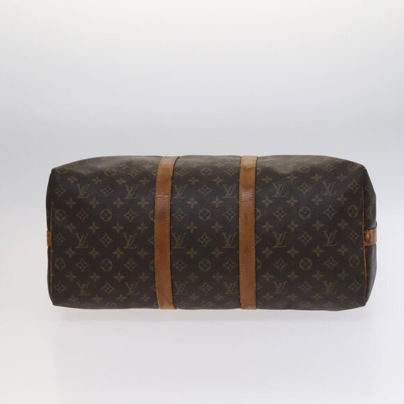 LOUIS VUITTON Monogram Keepall Bandouliere 50 Boston Bag M41416 LV Auth 113879 - Picture 6 of 16